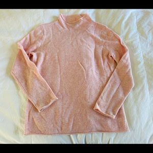 Pale pink wool/cashmere sweater